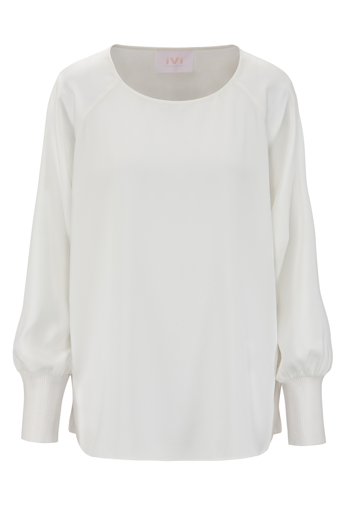 silk off white blouse