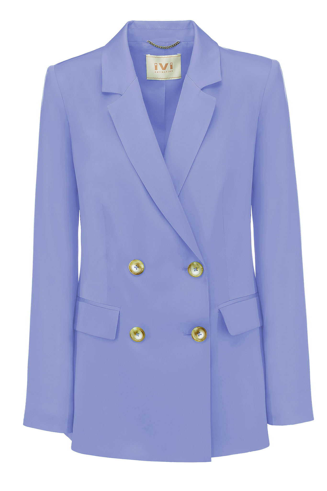 IVI GmbH SOLID SILK Seidenblazer lavendel