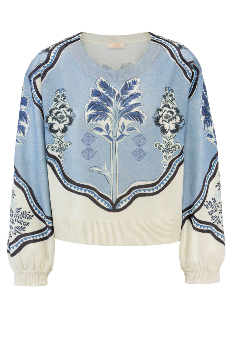 IVI GmbH ORIENTAL GARDEN Pullover sky